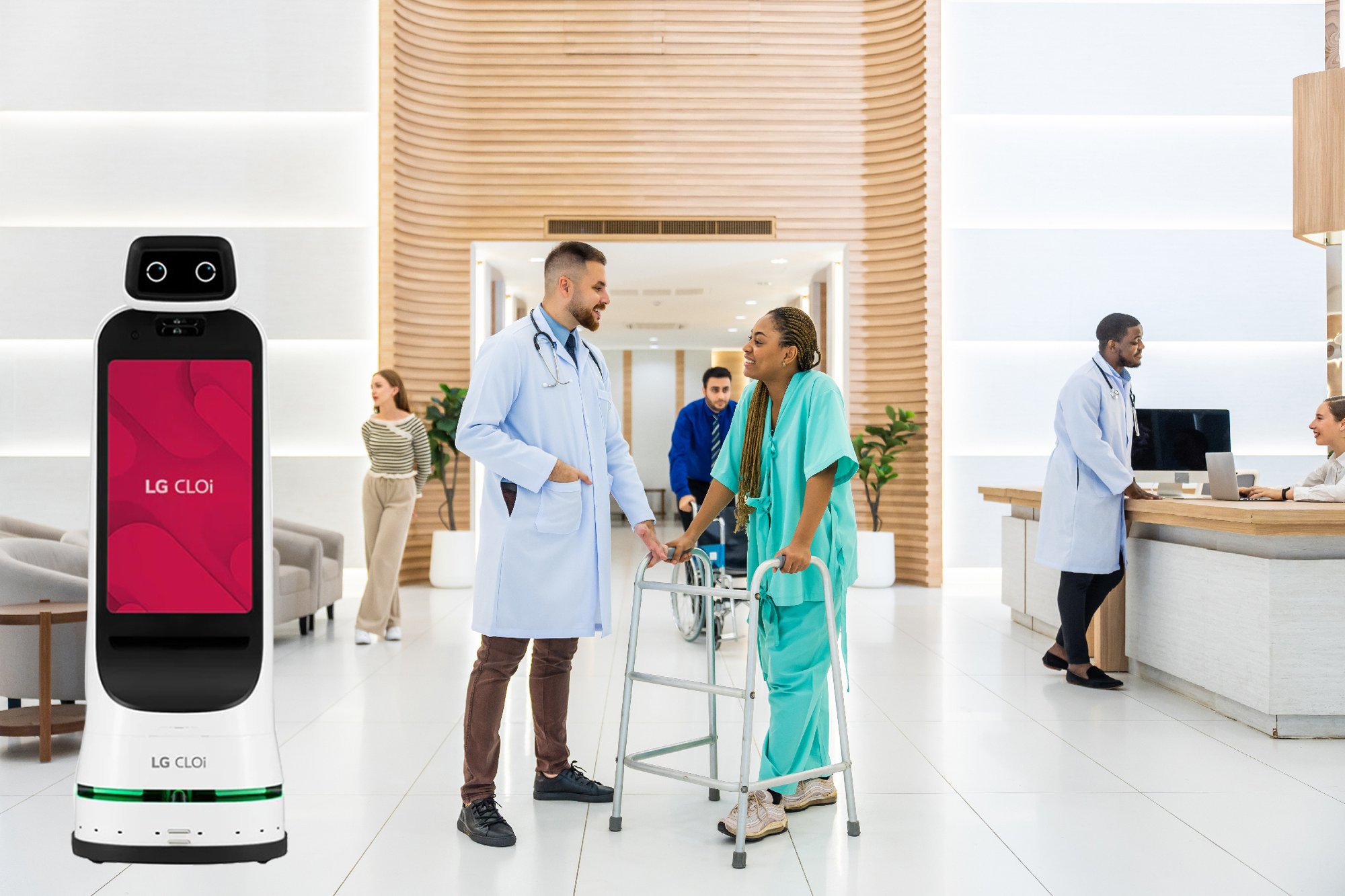 LG Cloi Guidebot Healthcare